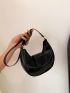 Mini Hobo Bag Artificial Patent Leather