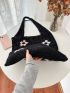 Fashion Hollow Out Design Flower Detail Crochet Bag Holiday Leisure Medium