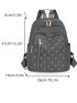 Medium Fashion Backpack Studded Decor