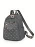 Medium Fashion Backpack Studded Decor