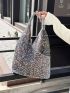 Sequin Evening Bag No-closure