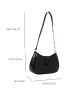 Minimalist Hobo Bag Medium Black