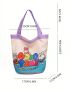Cartoon Graphic Bucket Bag Medium Double Handle