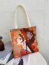 Figure Graphic Shopper Bag