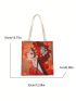 Figure Graphic Shopper Bag