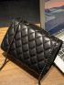 Quilted Square Bag Mini Flap