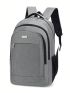 Zip Front Functional Backpack Gray