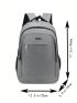 Zip Front Functional Backpack Gray