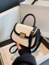 Mini Saddle Bag Contrast Binding PU