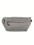 Medium Fanny Pack Grey Minimalist For Daily