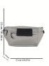 Medium Fanny Pack Grey Minimalist For Daily