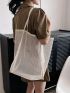 Mesh Design Shopper Bag Casual