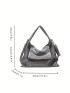 PU Hobo Bag Crocodile Embossed