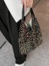 Sequin Evening Bag No-closure