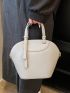 Minimalist Bucket Bag Medium Double Handle