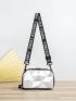 Mini Box Bag Metallic Funky, Clear Bag