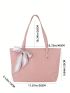 Fashion Simple Women Tote Bag, Square Shoulder Bag, Weekend Bag For Women