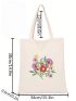 Small Shopper Bag Floral Graphic