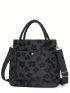 Medium Tote Bag Flower Pattern