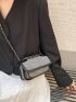 Mini Shoulder Bag Two Tone Chain Strap