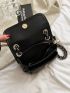 Mini Shoulder Bag Two Tone Chain Strap