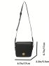 Mini Square Bag Black Minimalist For Daily