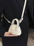 Mini Dome Bag Litchi Embossed PU