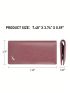 Genuine Leather For Women RFID Blocking Wallet Clutch Credit Card Holder Coin Case