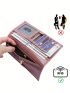 Genuine Leather For Women RFID Blocking Wallet Clutch Credit Card Holder Coin Case