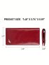 Genuine Leather For Women RFID Blocking Wallet Clutch Credit Card Holder Coin Case