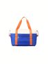 Colorblock Travel Bag Large Capacity Zipper