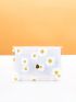 Daisy Pattern Small Wallet PVC