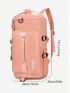 Medium Classic Backpack Letter Pattern