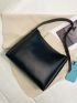 Minimalist Square Bag With Inner Pouch Elegant