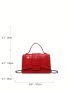 Mini Square Bag Crocodile Embossed Chain Strap Flap For Work