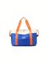 Colorblock Travel Bag Large Capacity Zipper