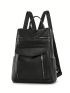 Minimalist Classic Backpack Medium Zipper