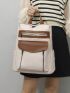 Colorblock Classic Backpack Medium Zipper