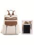 Colorblock Classic Backpack Medium Zipper