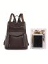 Minimalist Classic Backpack Medium Zipper