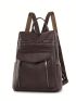 Minimalist Classic Backpack Medium Zipper