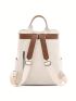 Colorblock Classic Backpack Medium Zipper