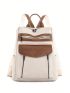 Colorblock Classic Backpack Medium Zipper