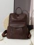 Minimalist Classic Backpack Medium Zipper