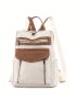 Colorblock Classic Backpack Medium Zipper