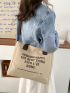 Teen Girls Handbag Shoulder Bag Canvas Women Tote Crossbody Bag Youth School Bag