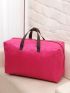 Solid Color Storage Bag Double Handle