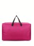 Solid Color Storage Bag Double Handle