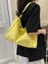 PU Shoulder Tote Bag Minimalist