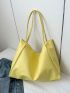 PU Shoulder Tote Bag Minimalist